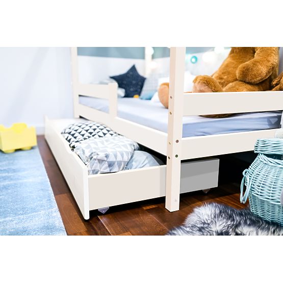 Children's House Bed Paul - White