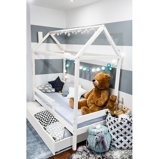 Children's House Bed Paul - White