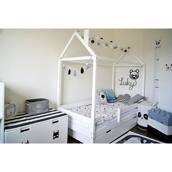 Children's House Bed Paul - White