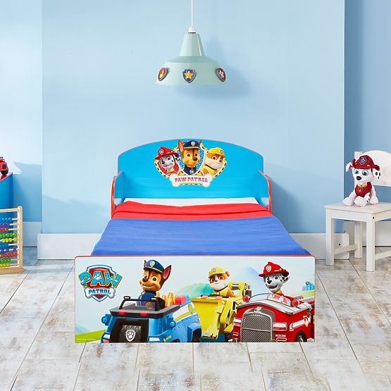 Children bed Paw Patrol - Chase, Rubble a Marshall