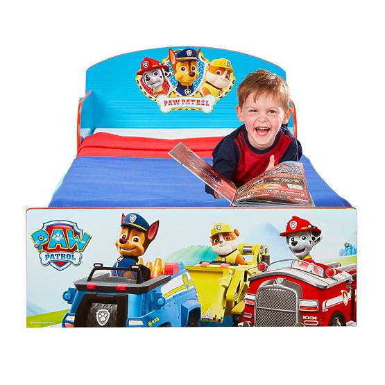 Children bed Paw Patrol - Chase, Rubble a Marshall