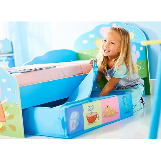 Peppa Pig Children's Bed with Storage Boxes