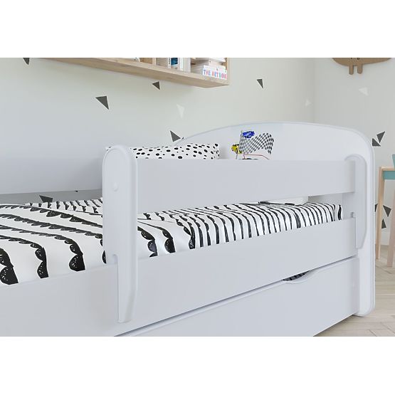 Children bed with barrier - Ferrari