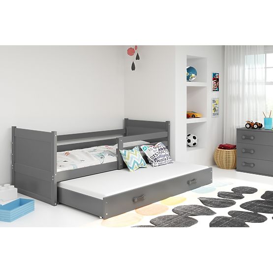 Children bed with bed Rocky - grey