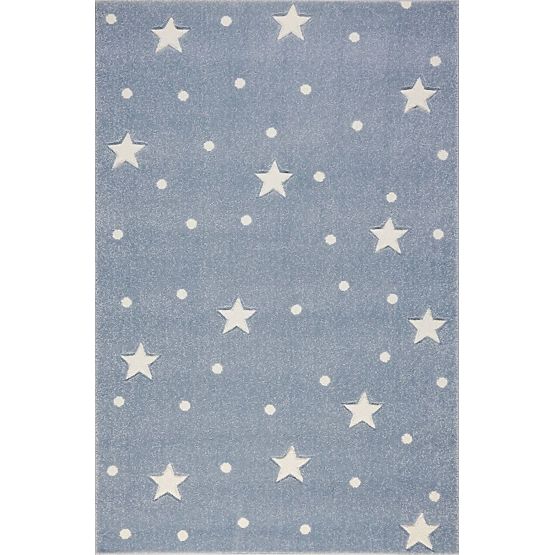 Children's rug HEAVEN silver-gray/ white