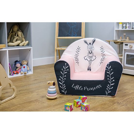 Children's chair Bunny Ballerina - white-pink