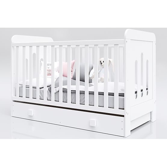 Zuza Children's Bed 140x70 cm with Daybed Side