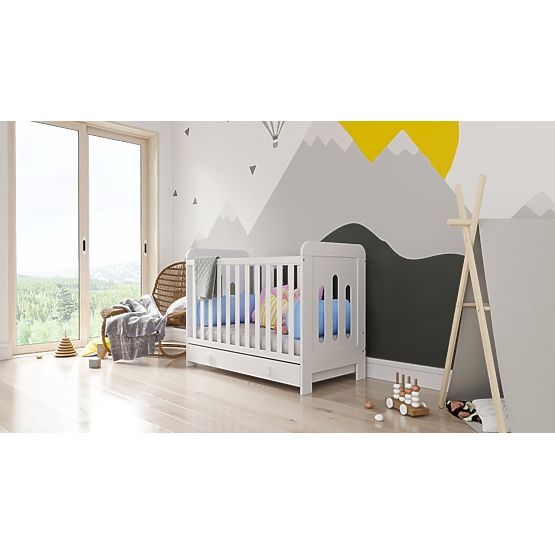 Zuza Children's Bed 140x70 cm with Daybed Side