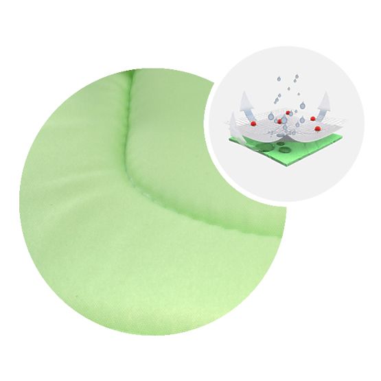 Children dining small chair Hugo - green-blue