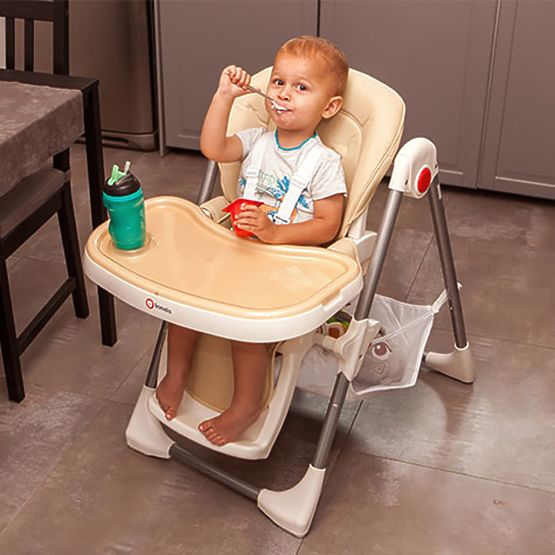 Children dining small chair LIONELO Linn Plus - beige
