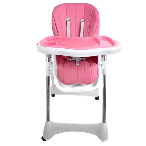 Children dining small chair Luxa - pink
