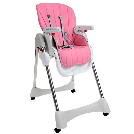Children dining small chair Luxa - pink
