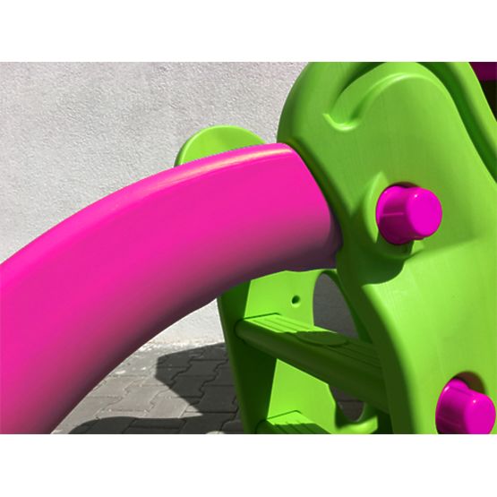 Children garden house with slide