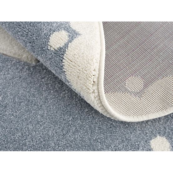 Children's Rug Crown - blue-white