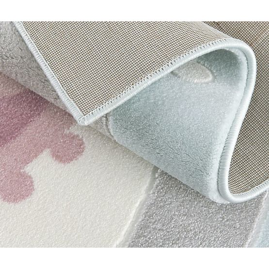 Children's Rug Lama - gray-blue