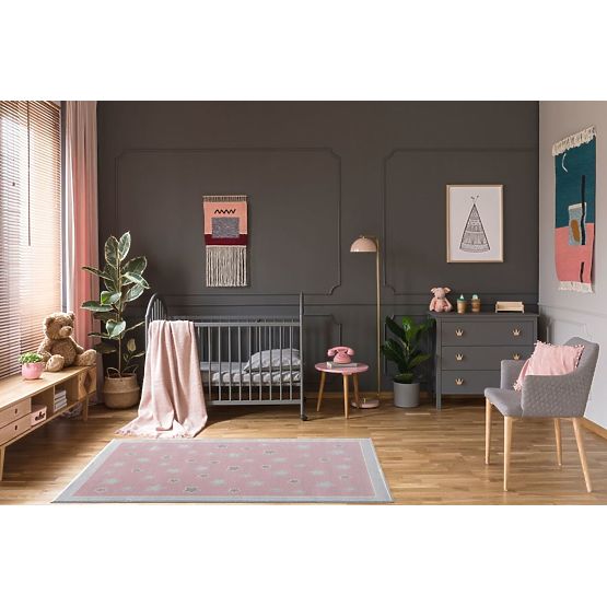 Children's Rug Planet - pink