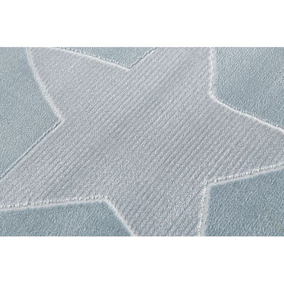 Children's Rug Princess Star- blue