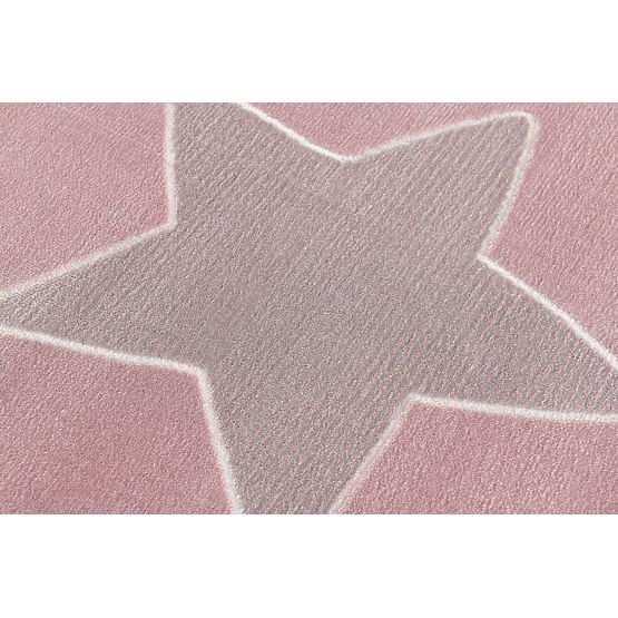 Children's Rug Princess Star- pink
