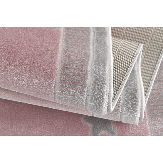 Children's Rug Princess Star- pink