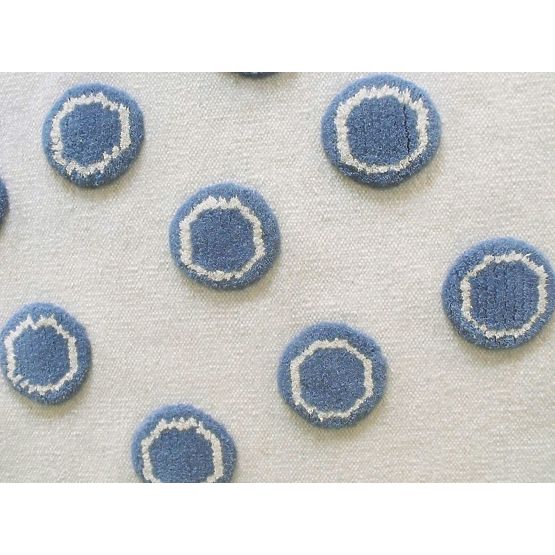 Children's Rug Ring - cream-blue