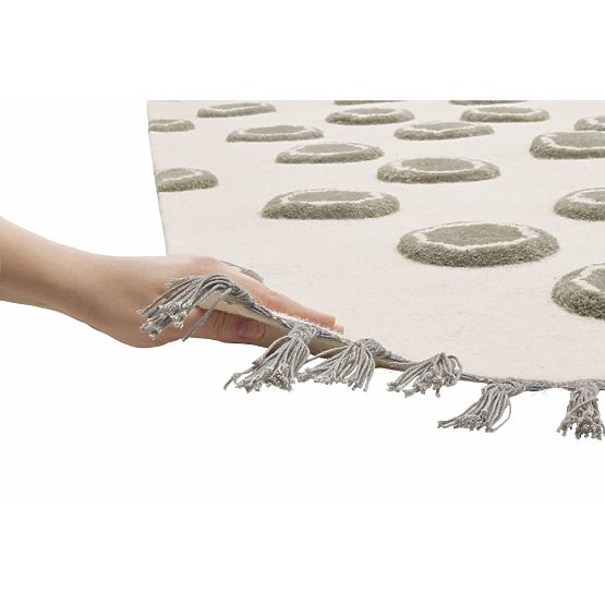 Children's Rug Ring - cream-gray