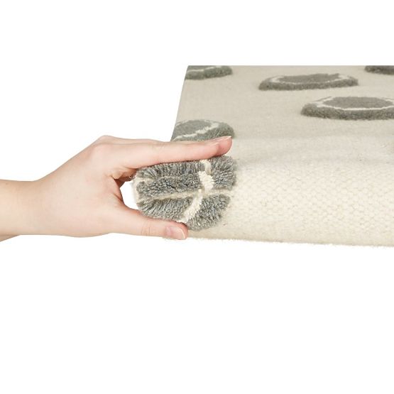 Children's Rug Ring - cream-gray