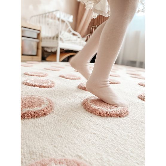Children's Rug Ring - creamy-pink