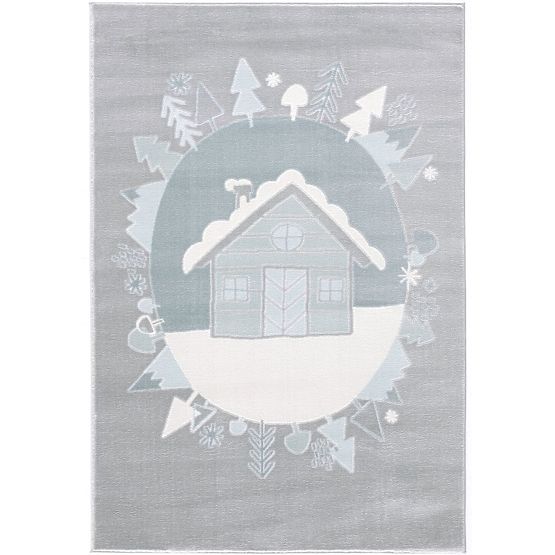 Children's Rug Scandic Home - gray-blue