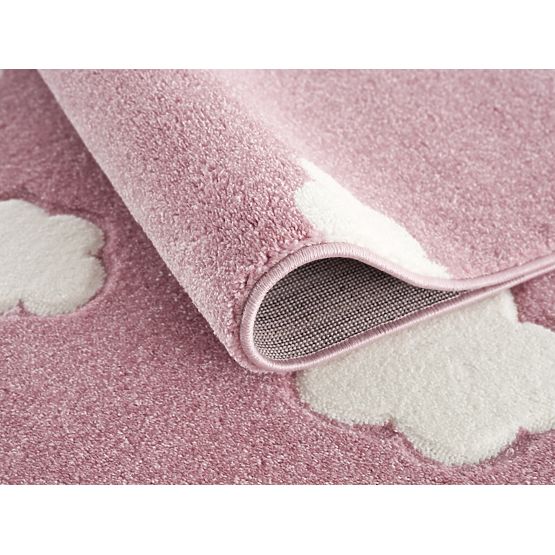 Children's Rug Sky Cloud - gray-pink