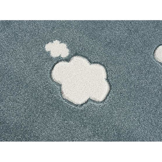 Children's Rug Sky Cloud - mint