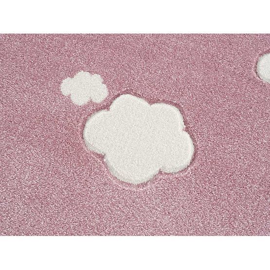 Children's Rug Sky Cloud - pink