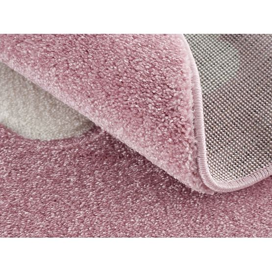 Children's Rug Sky Cloud - pink