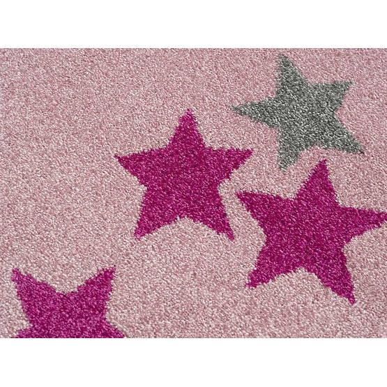 Children's Rug Spring Star - pink