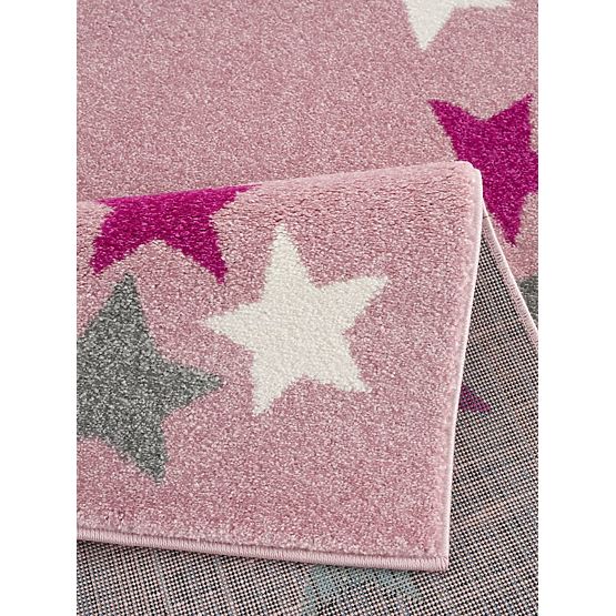 Children's Rug Spring Star - pink