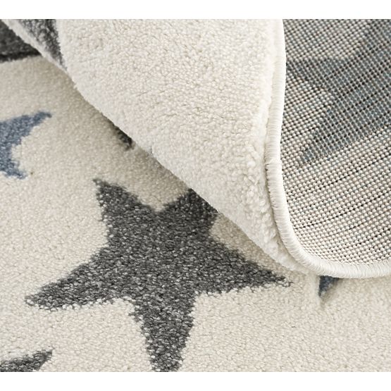 Children's Rug Stella Round - cream-blue