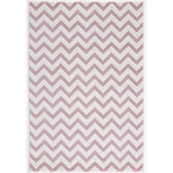 Children's Rug Zick - pink-cream
