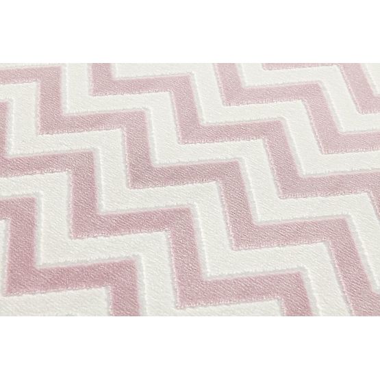 Children's Rug Zick - pink-cream