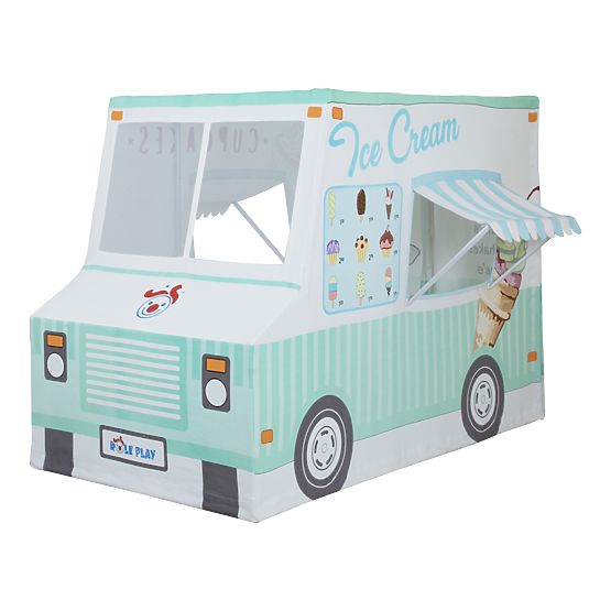 Children playing house Ice cream car