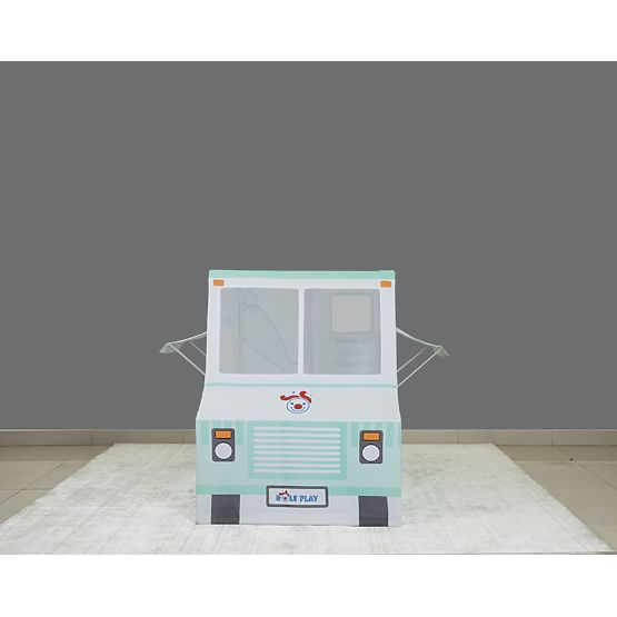 Children playing house Ice cream car