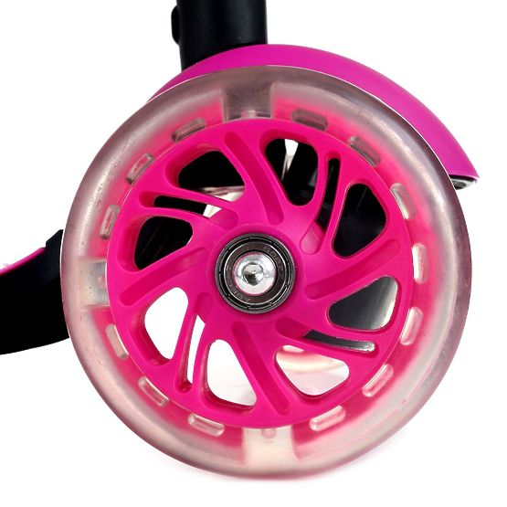 Children push bike a scooter Ladybird - pink