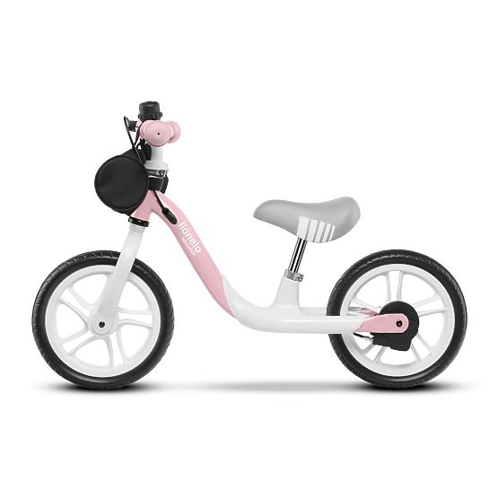 Children's bouncer Arie with handbrake - pink-grey