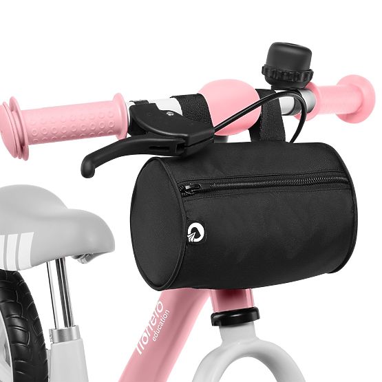 Children's bouncer Arie with handbrake - pink-grey