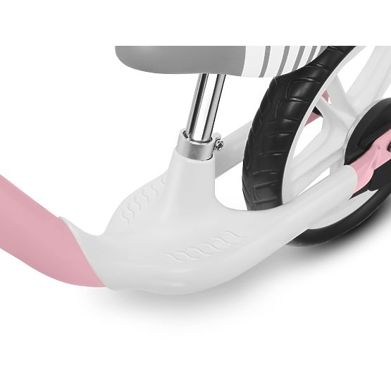 Children's bouncer Arie with handbrake - pink-grey