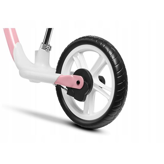 Children's bouncer Arie with handbrake - pink-grey