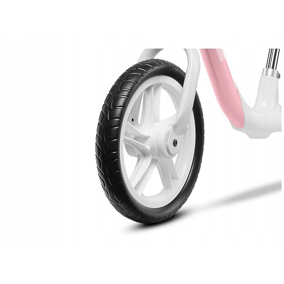 Children's bouncer Arie with handbrake - pink-grey