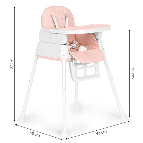 Children's 3-in-1 Folding High Chair ECOTOYS