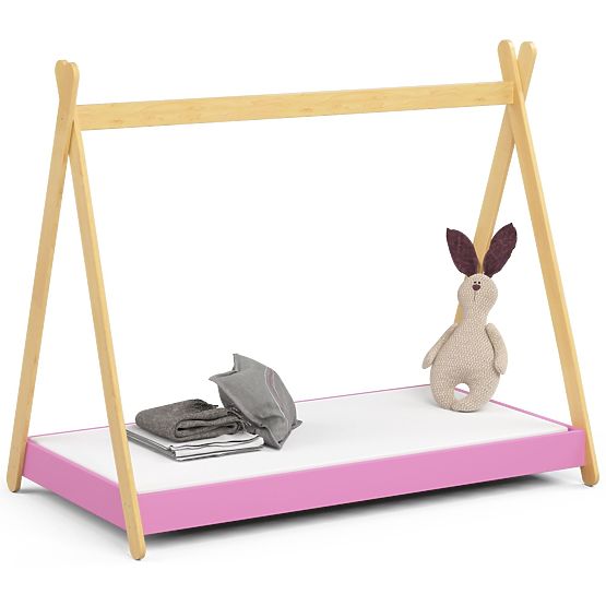 Children's Bed 160x80 GEM with Mattress Pink