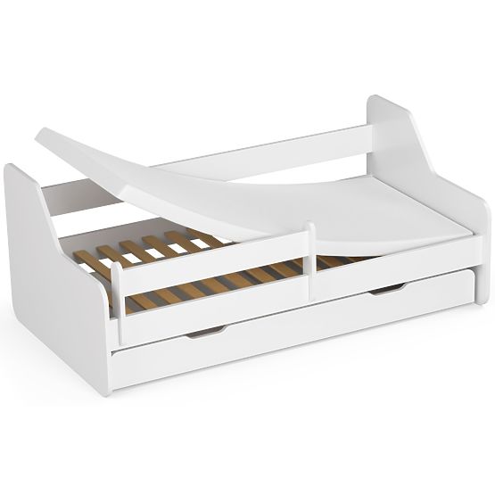 Children's Bed ACTIV 160x80 White + Mattress