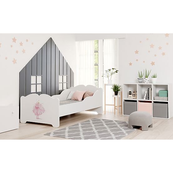 Children's Bed ANNA with Mattress 140x70 Princess in a Crown