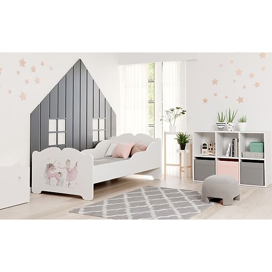 Children's Bed ANNA with Mattress 160x80 Girl with Unicorn